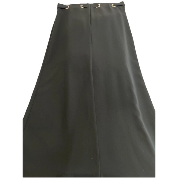 David Warren Women's Vintage Dress Black and White Striped Size 12 Short Sleeve - Picture 6 of 7